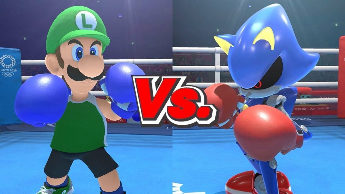 Mario & Sonic at the Tokyo 2020 Olympic Games – Luigi Vs. Metal Sonic | Boxing
