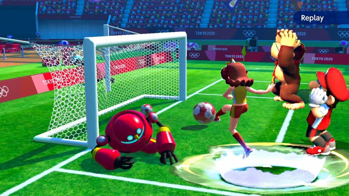 Mario and Sonic at The Tokyo 2020 Olympic Games Daisy , Peach Combine Metal Sonic ,Sonic Very Hard