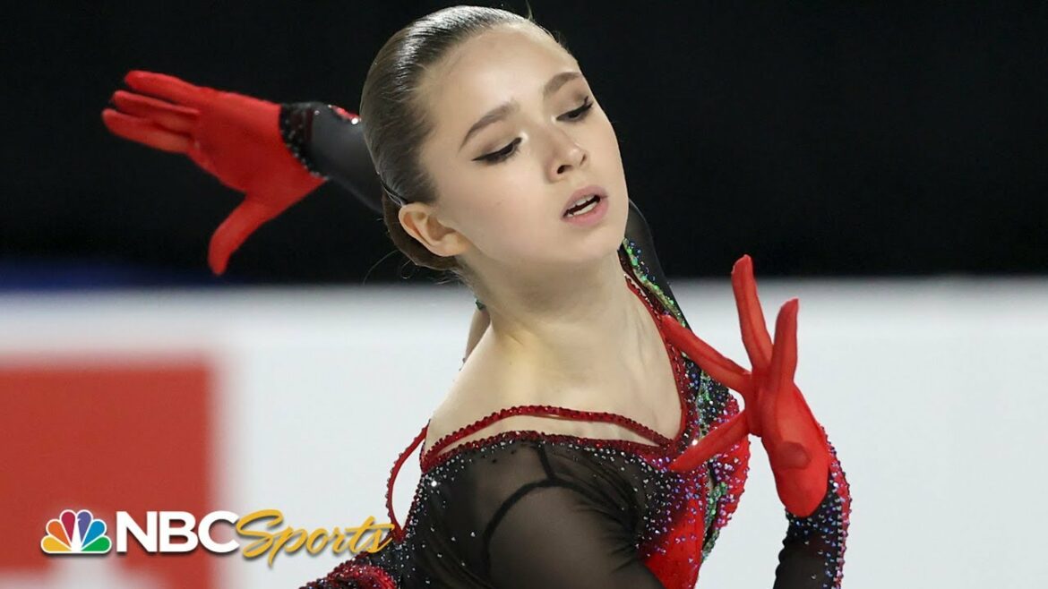 Russian 15 year old Valieva WINS GOLD in stunning Grand Prix debut | NBC Sports