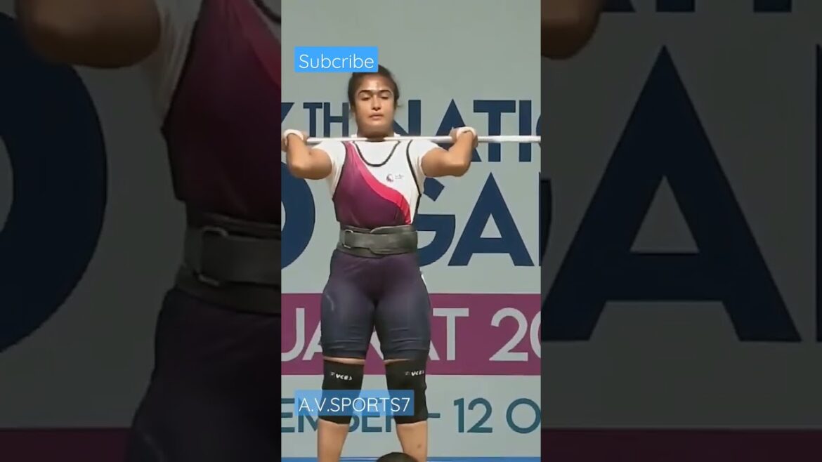 WEIGHTLIFTING 🏋️♀️ Women's 64 Kg | 36th Gujarat National Games 2022 #weightlifting #olympics
