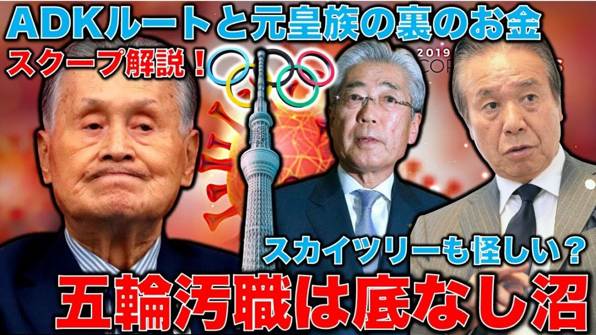 Scoop commentary! A bribe that flowed from the Olympic corruption ADK route to a dormant company. Are former JOC Chairman Takeda and former Prime Minister Yoshiro Mori at the end of the flow of funds investigated by the Tokyo District Public Prosecutors Office?Former Hakuhodo writer Ryu Homma and January 10,000 books