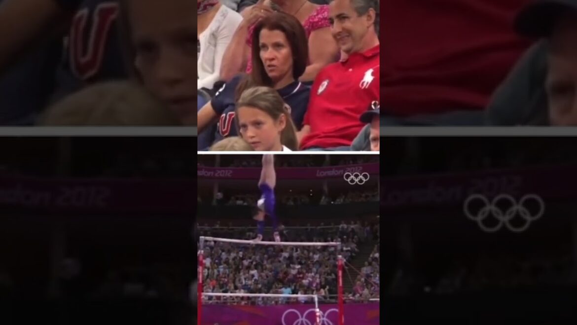 Parents Watching Their Daughter In The #olympics