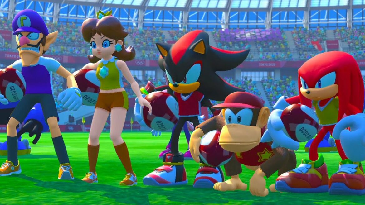 Mario and sonic at the olympic games tokyo 2020 Rugby Sevens All Character and Boss