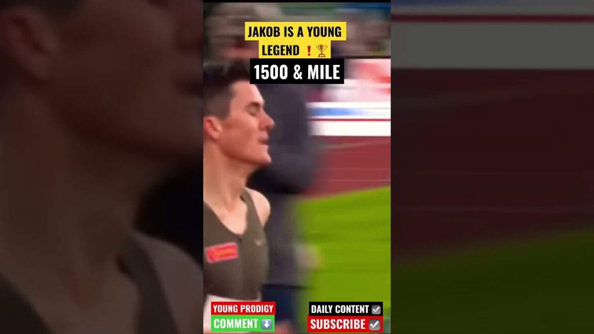 jakob ingebrigtsen 😱🏆 |INSANE | He’s to fast ❗️| #shorts #track #viral #sports #fyp #olympics