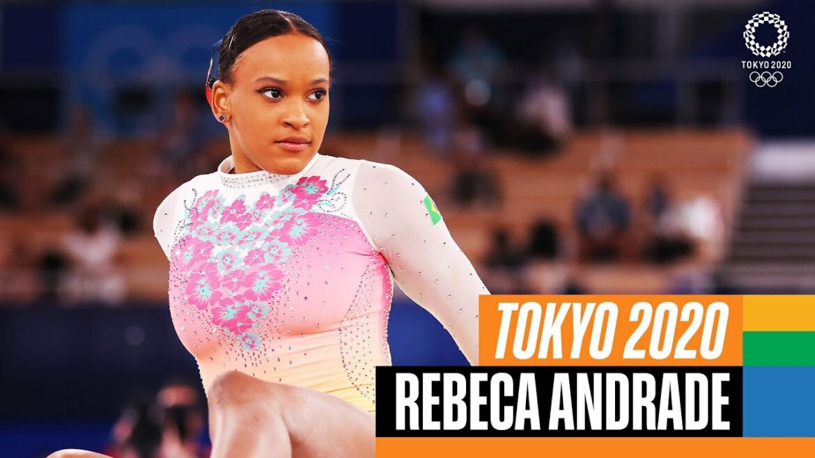 Rebeca Andrade’s 🇧🇷 mesmerizing Floor Routine at Tokyo 2020!