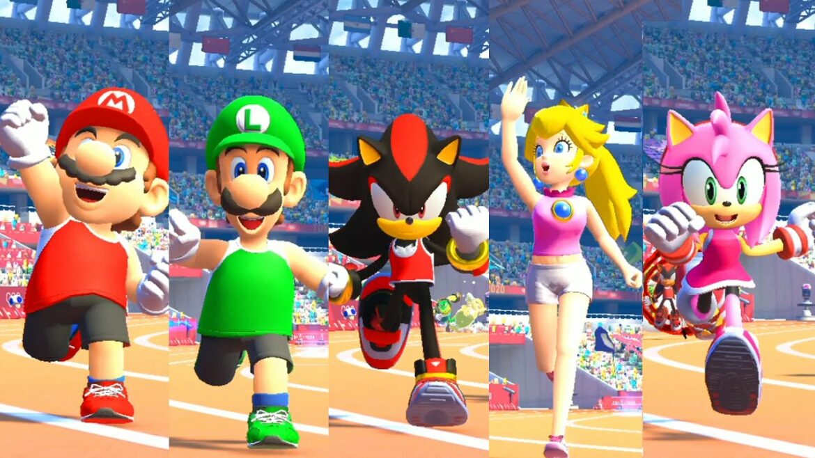 Mario & Sonic at the Olympic Games Tokyo 2020 Event 100m (All Characters)|StartGaming