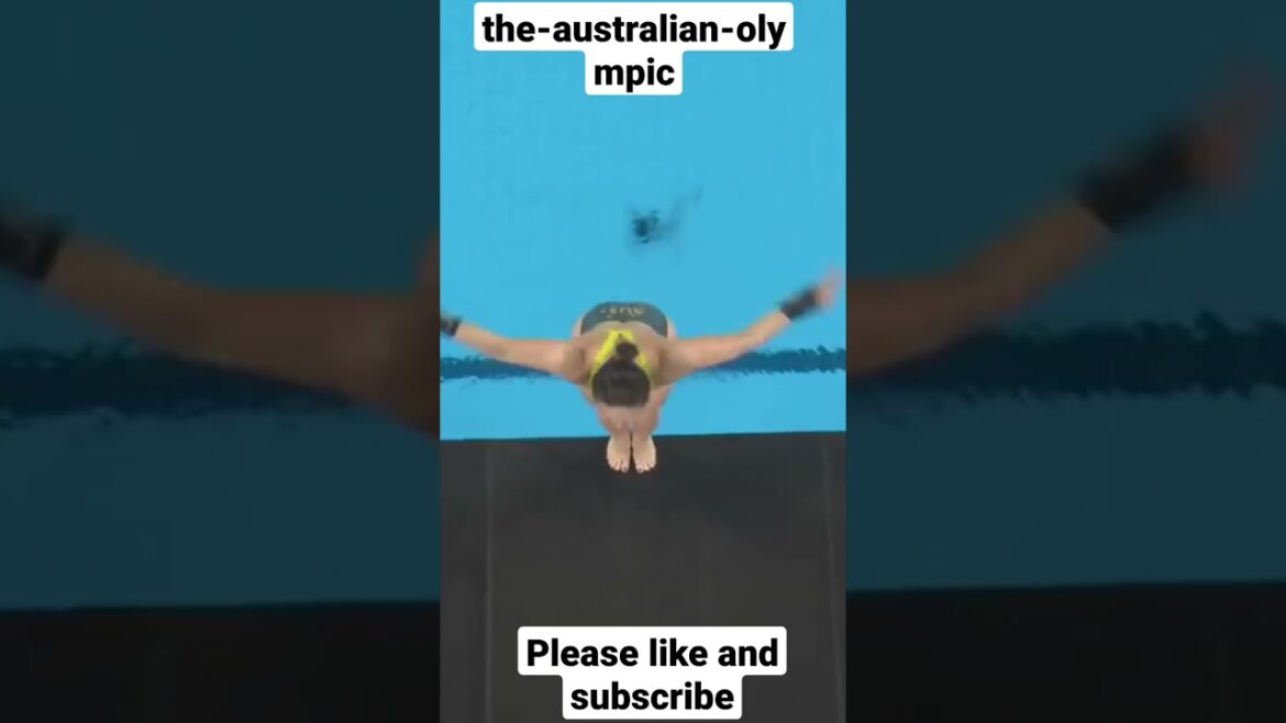 the australian olympic diver who does not give up and won gold medal championship #gold #medal