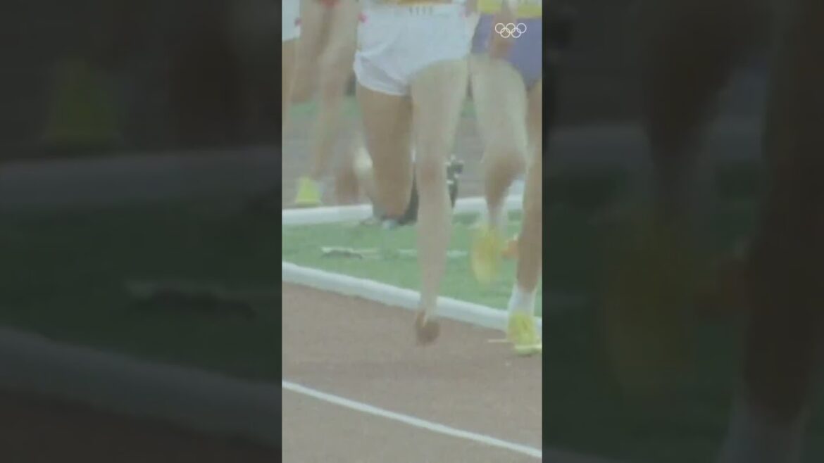 Is she running barefoot? π