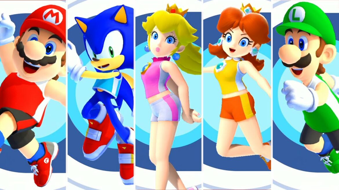 Mario & Sonic at the Olympic Games Tokyo 2020 – Javelin Throw Event (All Character)