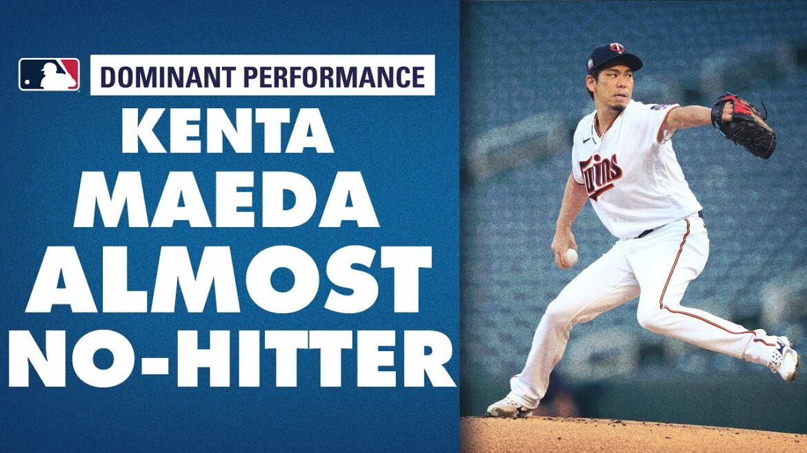 Kenta Maeda carries a NO-HITTER into the 9th inning! Records 8 straight strikeouts for Twins record!