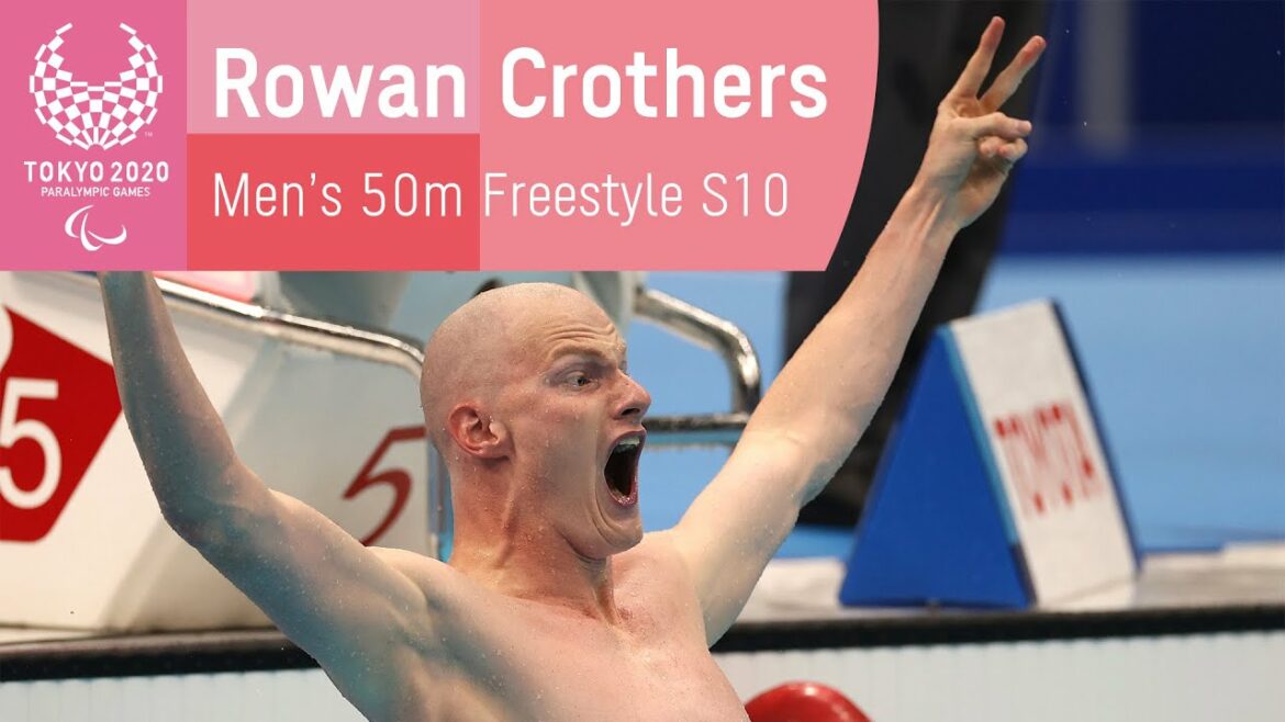 Rowan Crothers Incredible Gold Win | Men’s 50m Freestyle – S10 | Tokyo 2020 Paralympic Games Rowan Crothers Incredible Gold Win | Men's 50m Freestyle - S10 | Tokyo 2020 Paralympic Games