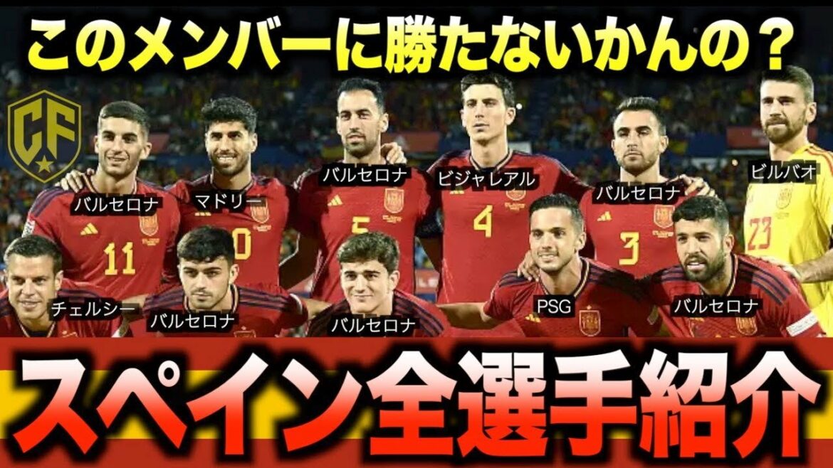 [Qatar World Cup]26 members of the Spanish national team are too good!Geniuses that the Japanese national team should defeat