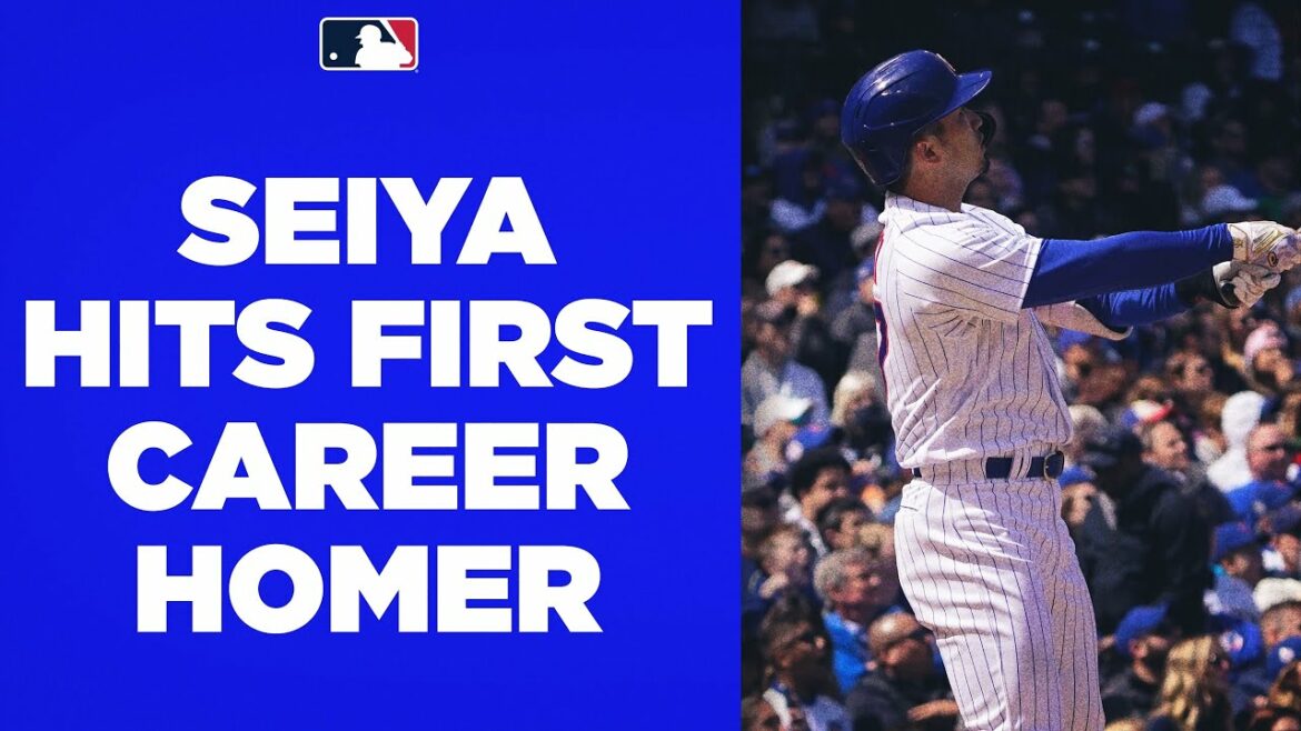 Seiya Suzuki CRUSHES his first career homer in MLB!