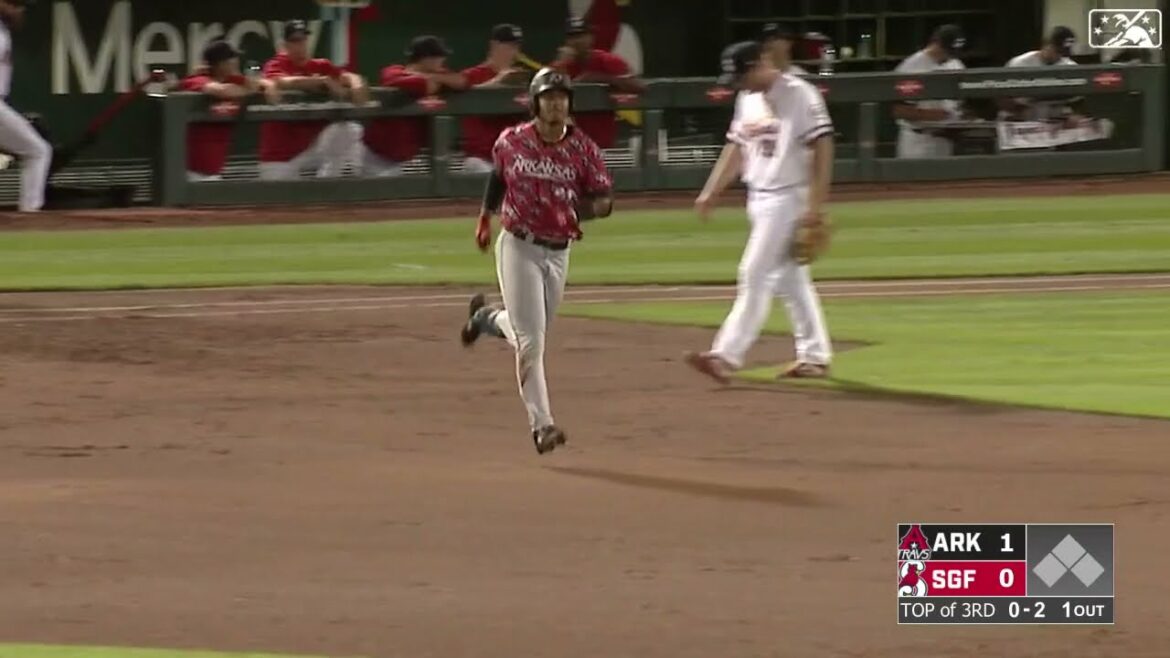 A home run by Julio Rodriguez, a super-promising member of the Dominican Republic Mariners at the Tokyo Olympics!