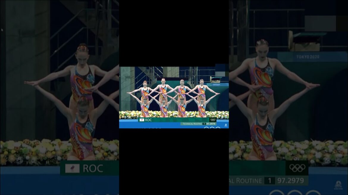 Russia Team Free Final Part 1 - Olympic Games Tokyo 2020 #aquatics #russia #swimming #olympics