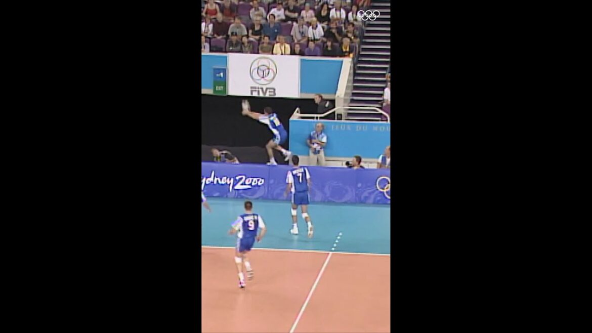 This volleyball save is outrageous! 😵 This volleyball save is outrageous! 😵