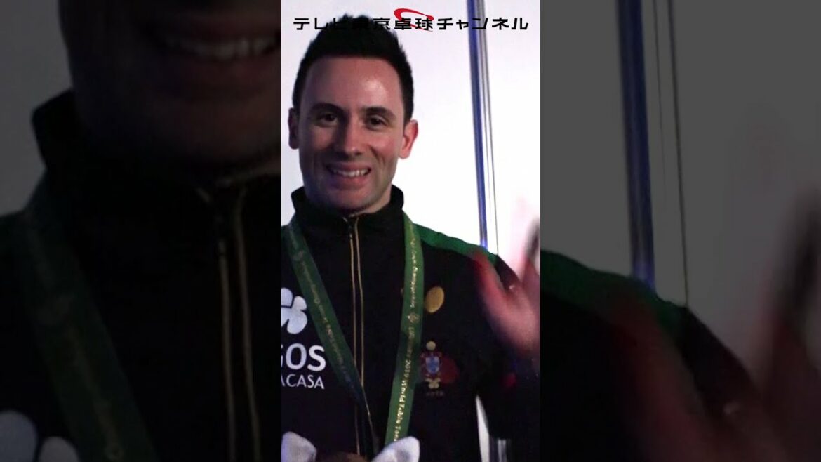 Portugal representative #Monteiro TVTOKYO #Mitenay[Broadcast on Tokyo 2020 Olympic table tennis competition TV Tokyo / BS TV Tokyo]