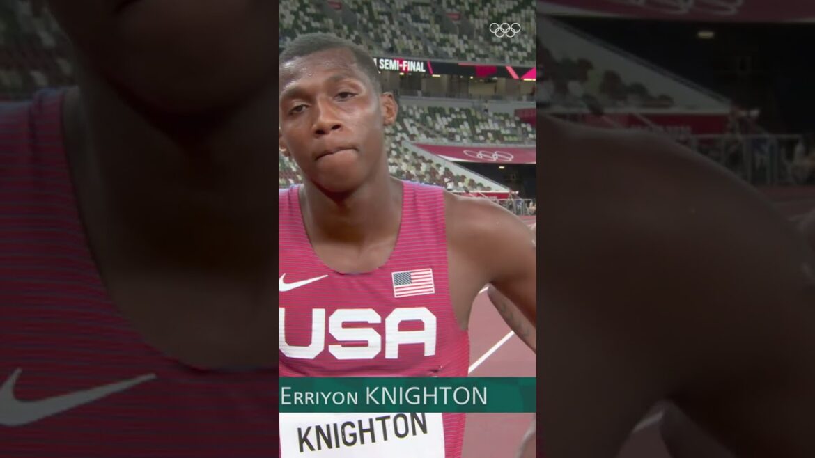 The 17 year old who made the 200m final - Erriyon Knighton 😎 #Shorts