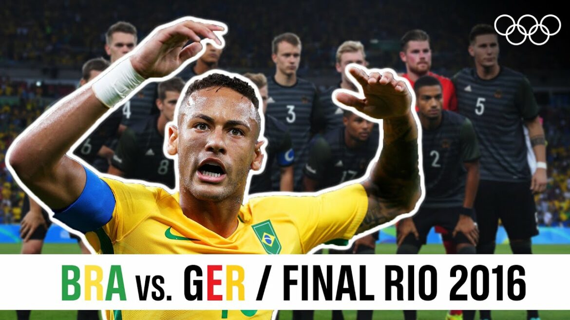 🇧🇷 Brazil vs. 🇩🇪 Germany - Men's ⚽ Football Final Rio 2016!