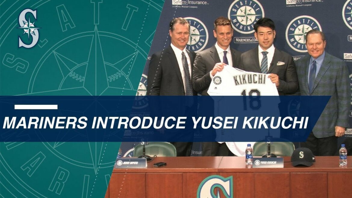 Yusei Kikuchi introduced to the Mariners Yusei Kikuchi introduced to the Mariners