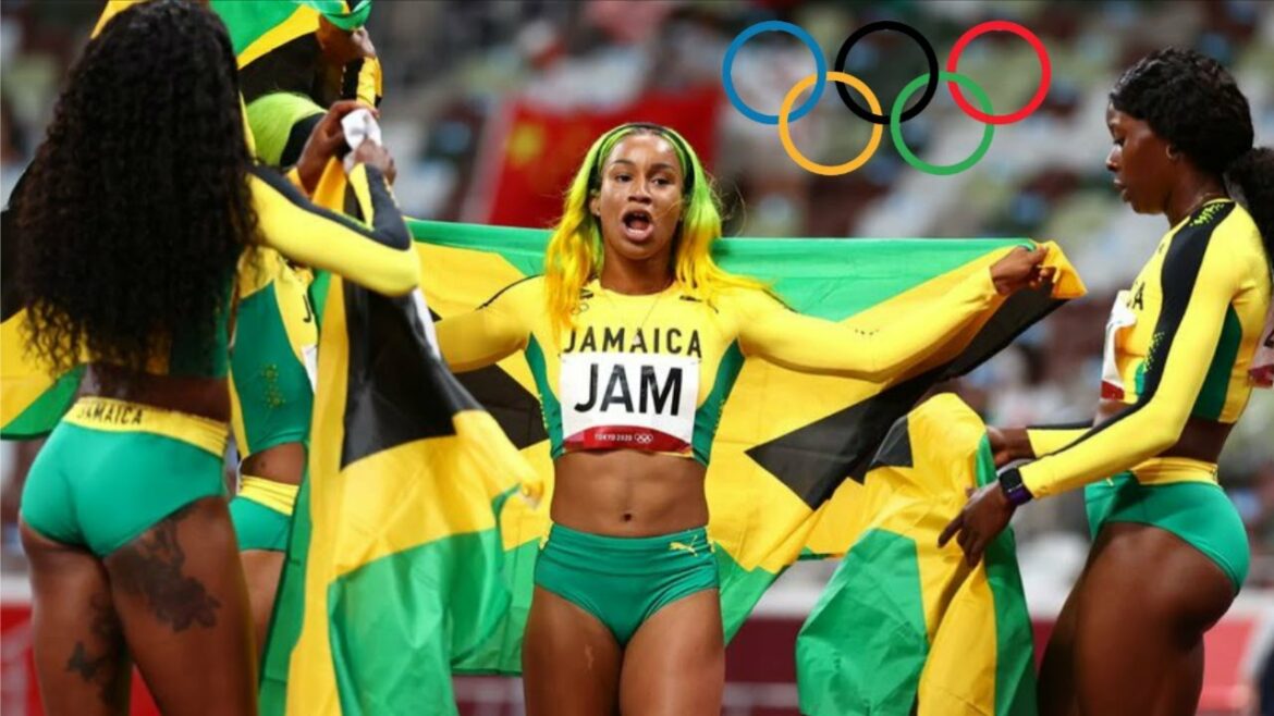 Jamaica 400x100m Relay Gold Medal Race, Post Race Interview | Tokyo 2020 Olympics Finals Jamaica 400x100m Relay Gold Medal Race, Post Race Interview | Tokyo 2020 Olympics Finals