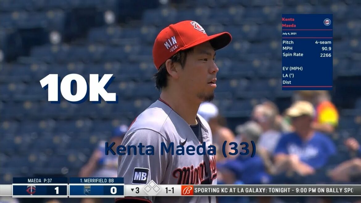 [July 4] Kenta Maeda, the pitch info for all the pitches, MLB highlights 2021