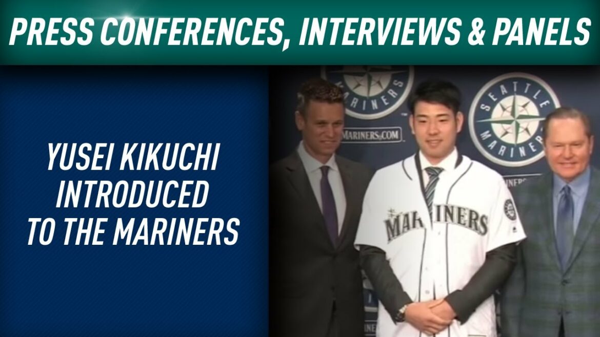 Yusei Kikuchi Introduced to the Mariners Yusei Kikuchi Introduced to the Mariners