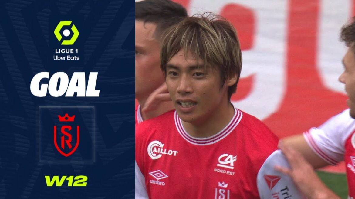 Goal Junya ITO (87' - SdR) REIMS STADIUM - AJ AUXERRE (2-1) 22/2