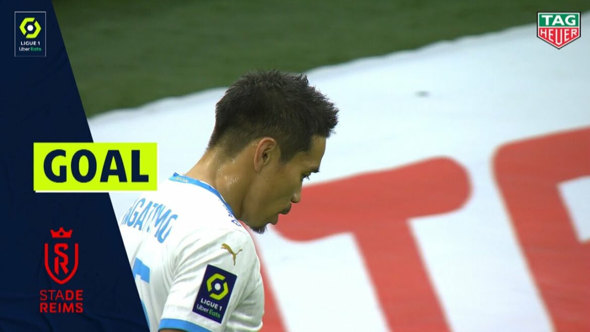 Goal Yuto NAGATOMO (21' csc - STADE DE REIMS) OLYMPIQUE DE MARSEILLE - STADE DE REIMS (1-1) 20/21