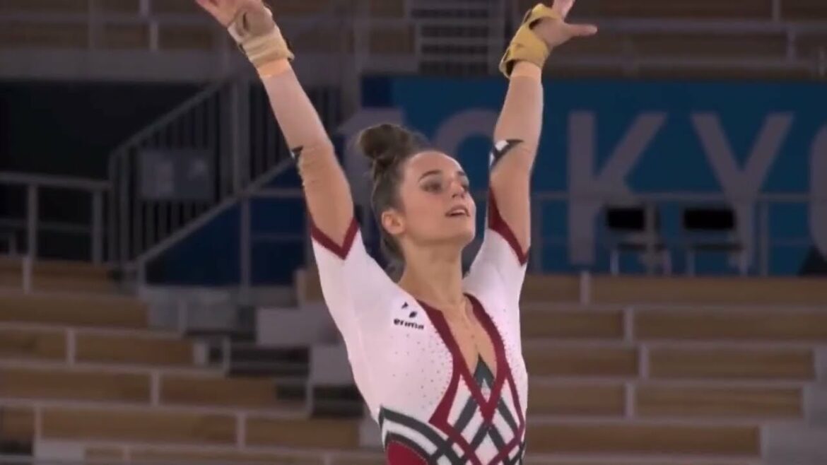 [Gymnastics]Pauline Schaefer 2020 Tokyo Olympics floor exercise