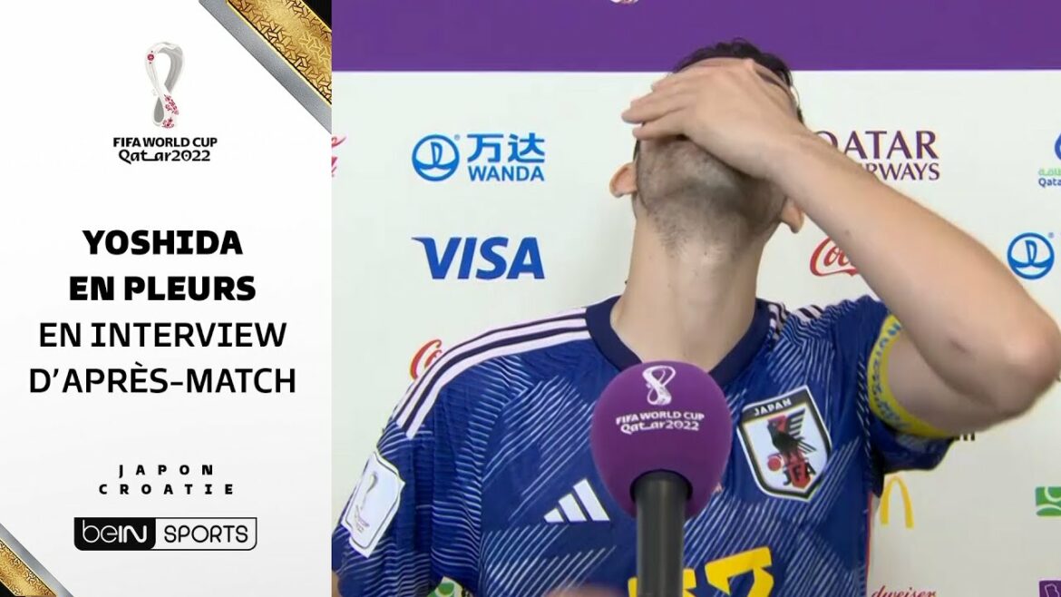 Japan - Croatia / Yoshida in tears in post-match interview