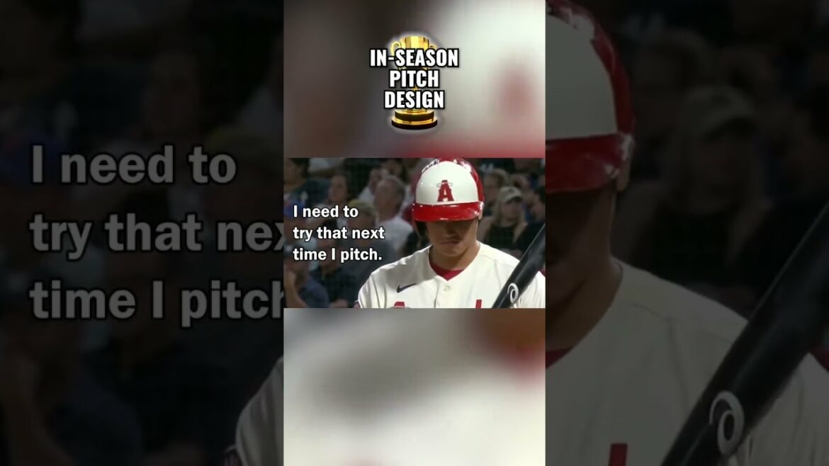 Shohei Ohtani designing his 100 mph Sinker #shorts