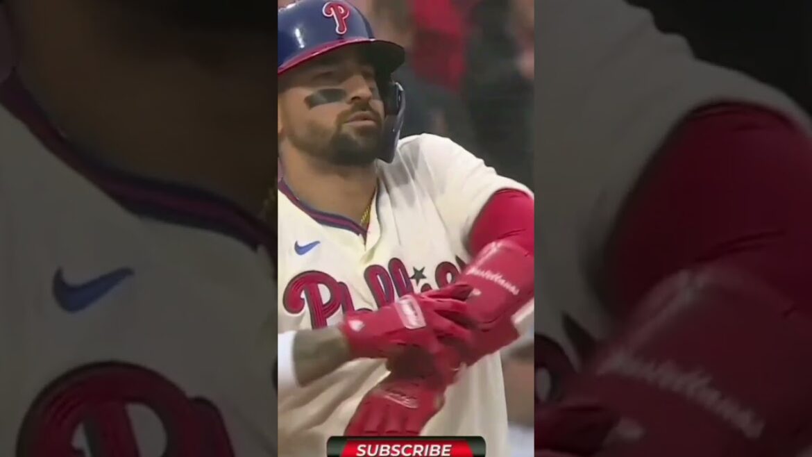 Nick Castellanos Hit By a Pitch By Yu Darvish #shorts