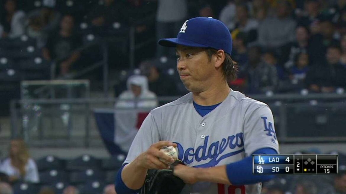 LAD@SD: Maeda gets his first career strikeout LAD@SD: Maeda gets his first career strikeout