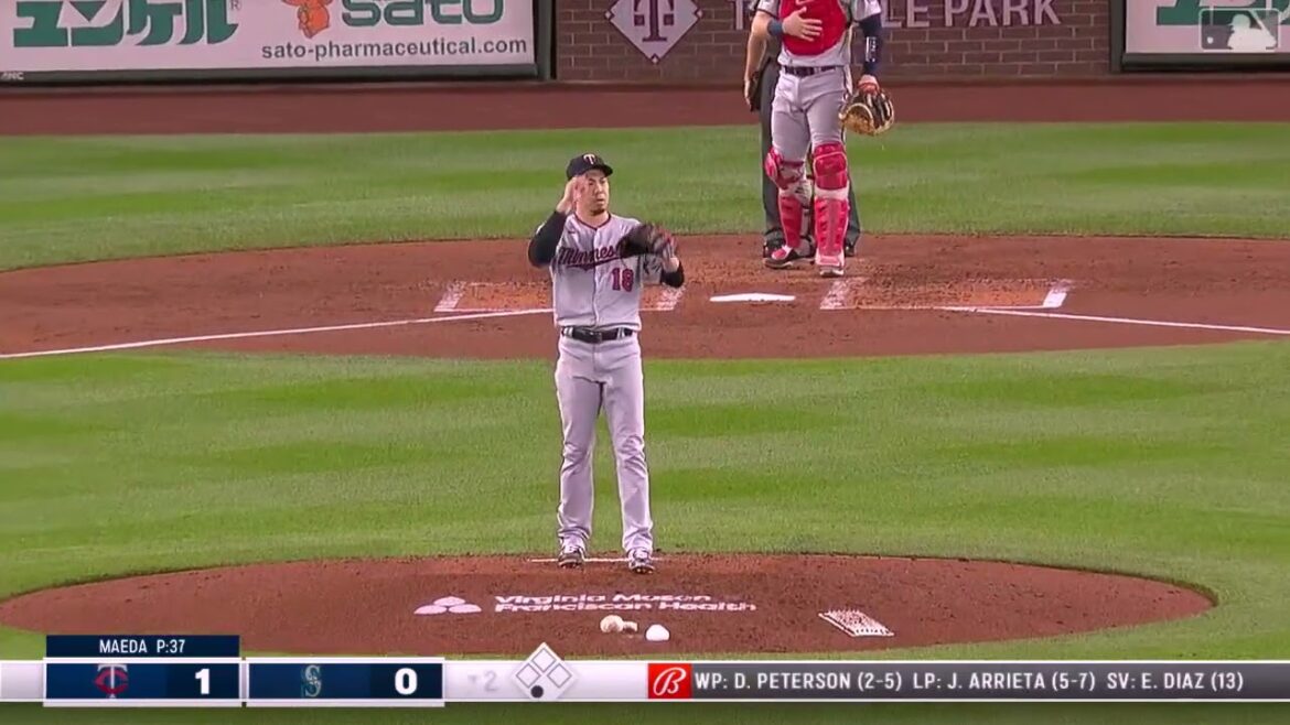 [日米通算2000奪三振達成！] Kenta Maeda Mariners game All 7 strikeouts