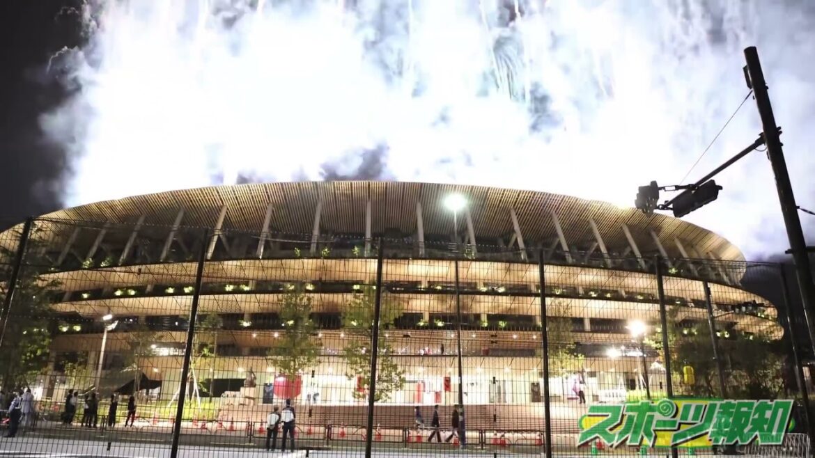 Tokyo Olympics Opening Ceremony Opening Fireworks National Stadium Tokyo Olympics Opening Ceremony Opening Fireworks National Stadium