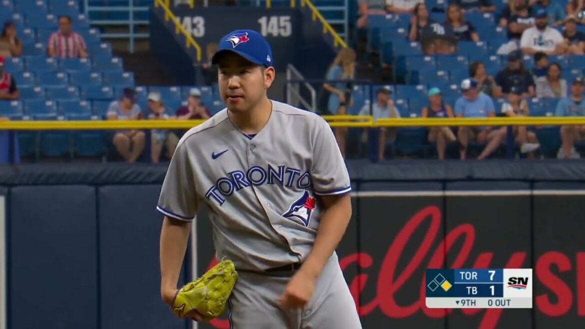 Yusei Kikuchi pitched for the first time in a while and scored two strikeouts in one inning! End the game with a mighty throw!