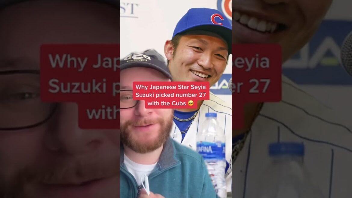 Why Japanese Star Seiya Suzuki picked number 27 with the Cubs 🥺 #shorts