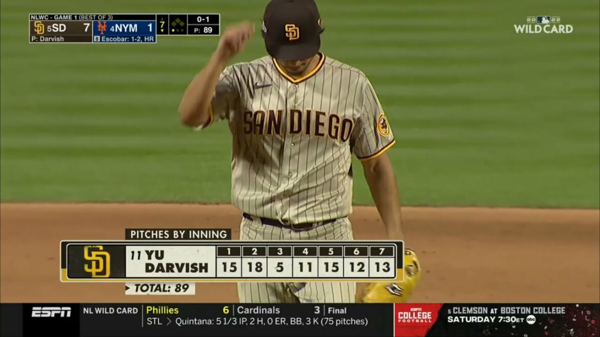 Yu Darvish, Tantalizing 67mph Curveball. 7 innings 4K. ICE COLD