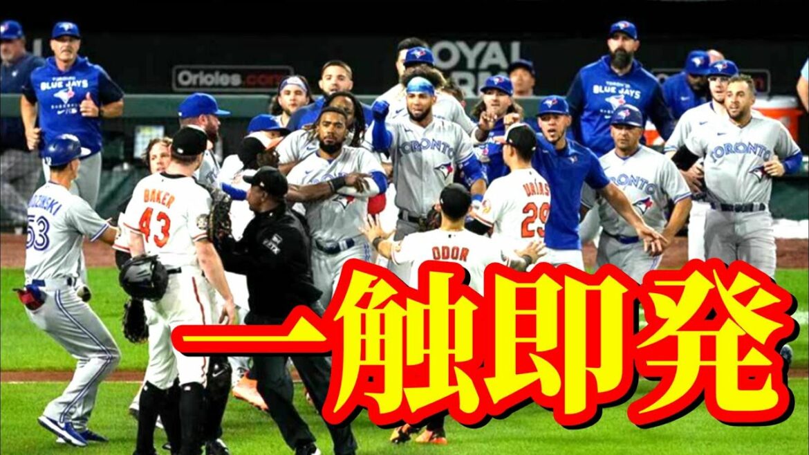 September 7 The brawl so loud that the uniform came off! Completely block two big men by one person![Yusei Kikuchi]Highlights Flash Report