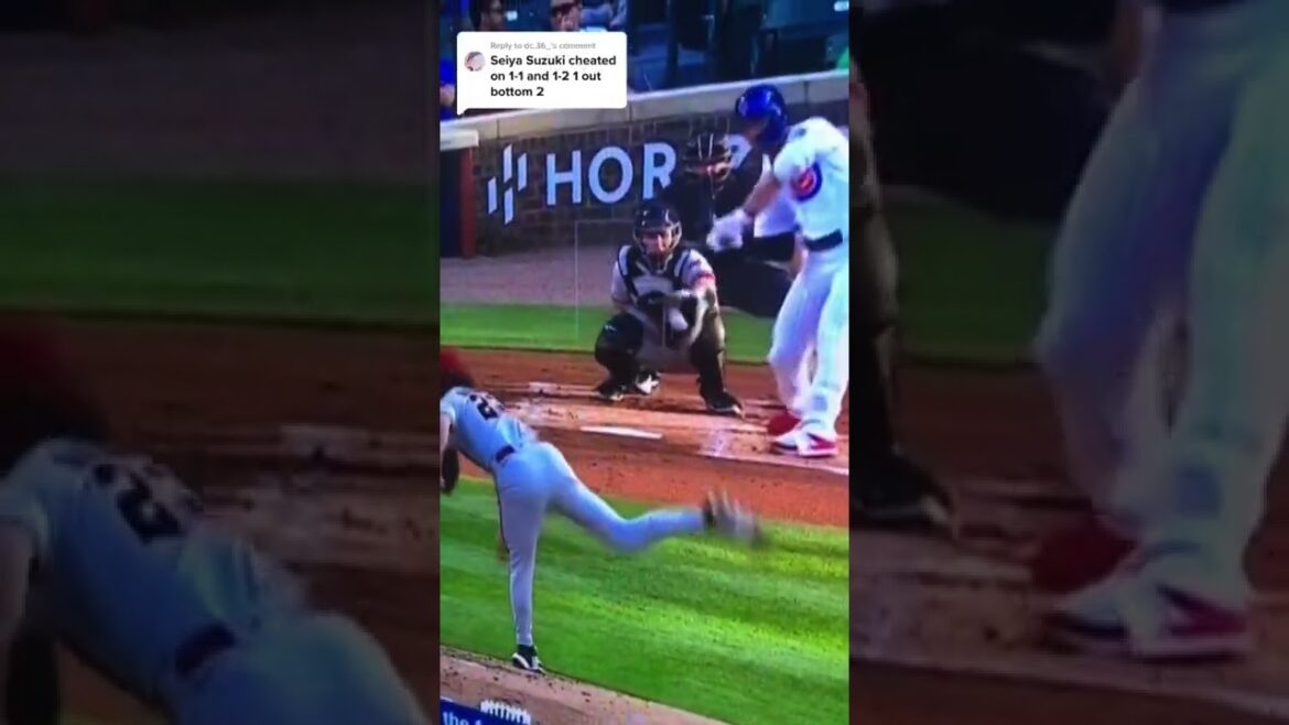 Seiya Suzuki cheated again. Arizona diamondbacks vs Chicago cubs