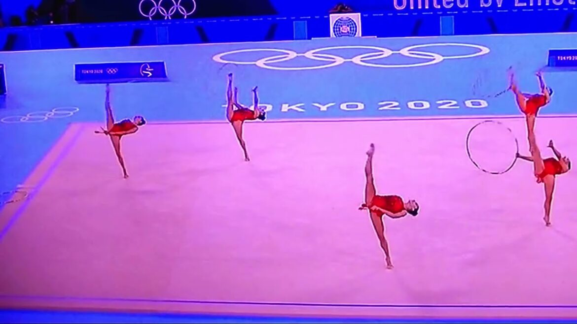 Bulgaria 3 Hoops and 2 Clubs AA Final - Olympic Games Tokyo 2020 #tokyo2020 #rhythmicgymnastics