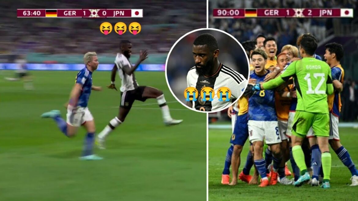 🤣 Rudiger Troll Run to Asano Japan Player and Rudiger Got Instan Karma | World Cup 2022