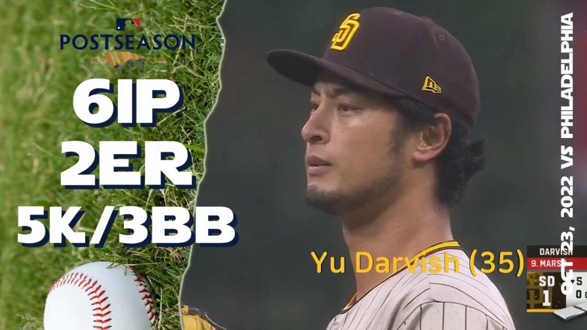 [NLCS] Darvish Yu (Y) | Oct 23, 2022 | MLB highlights