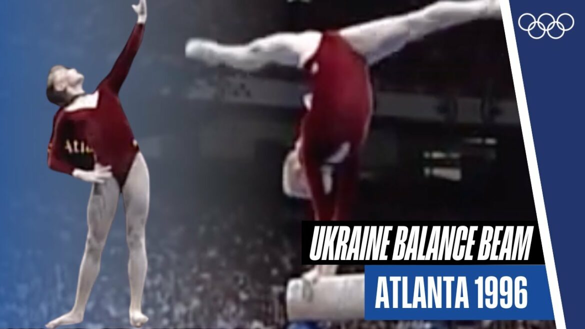 🇺🇦 Ukraine Women's Team on the Balance Beam at Atlanta 1996!