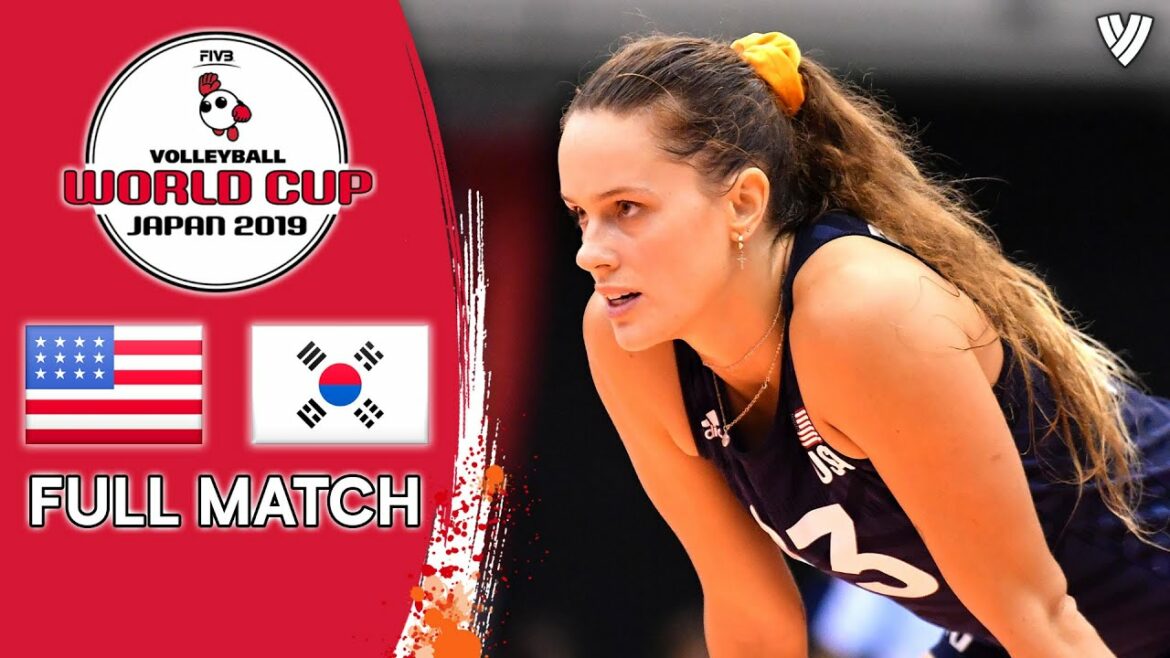 USA 🆚 Korea - Full Match | Women’s Volleyball World Cup 2019