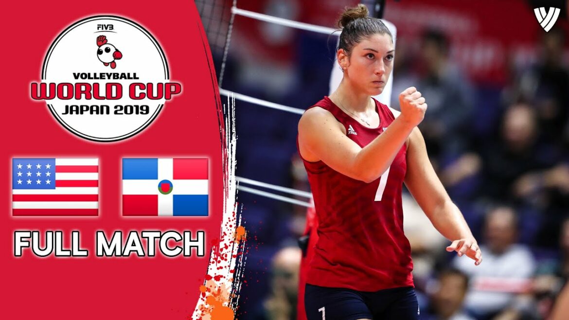 USA 🆚 Dominican Republic - Full Match | Women’s Volleyball World Cup 2019