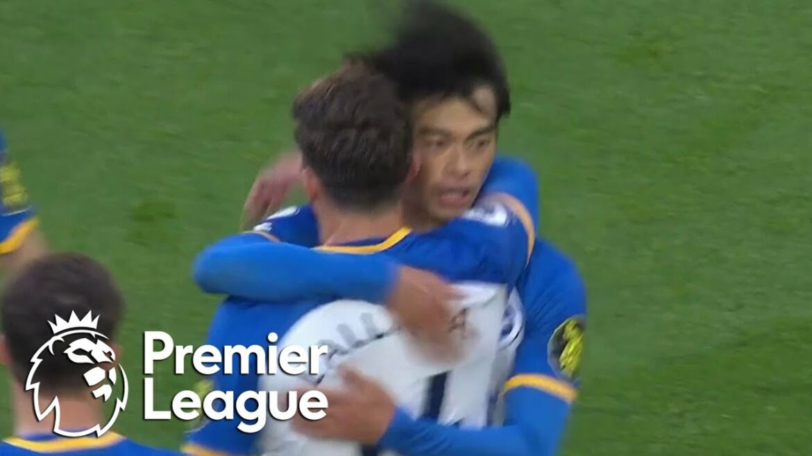 Kaoru Mitoma heads Wolves level against Brighton | Premier League | NBC Sports Kaoru Mitoma heads Wolves level against Brighton | Premier League | NBC Sports