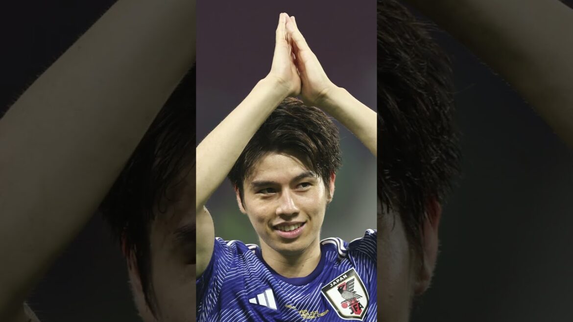 Ao Tanaka Goal😍 vs Spain #fifaworldcup #qatar2022 #shorts #viral #trending #footballshorts