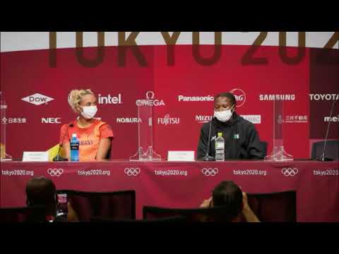 Ese Brume (NIGERIA) | Women Long Jump medallist press conference | Tokyo 2020 Olympics Ese Brume (NIGERIA) | Women Long Jump medallist press conference | Tokyo 2020 Olympics